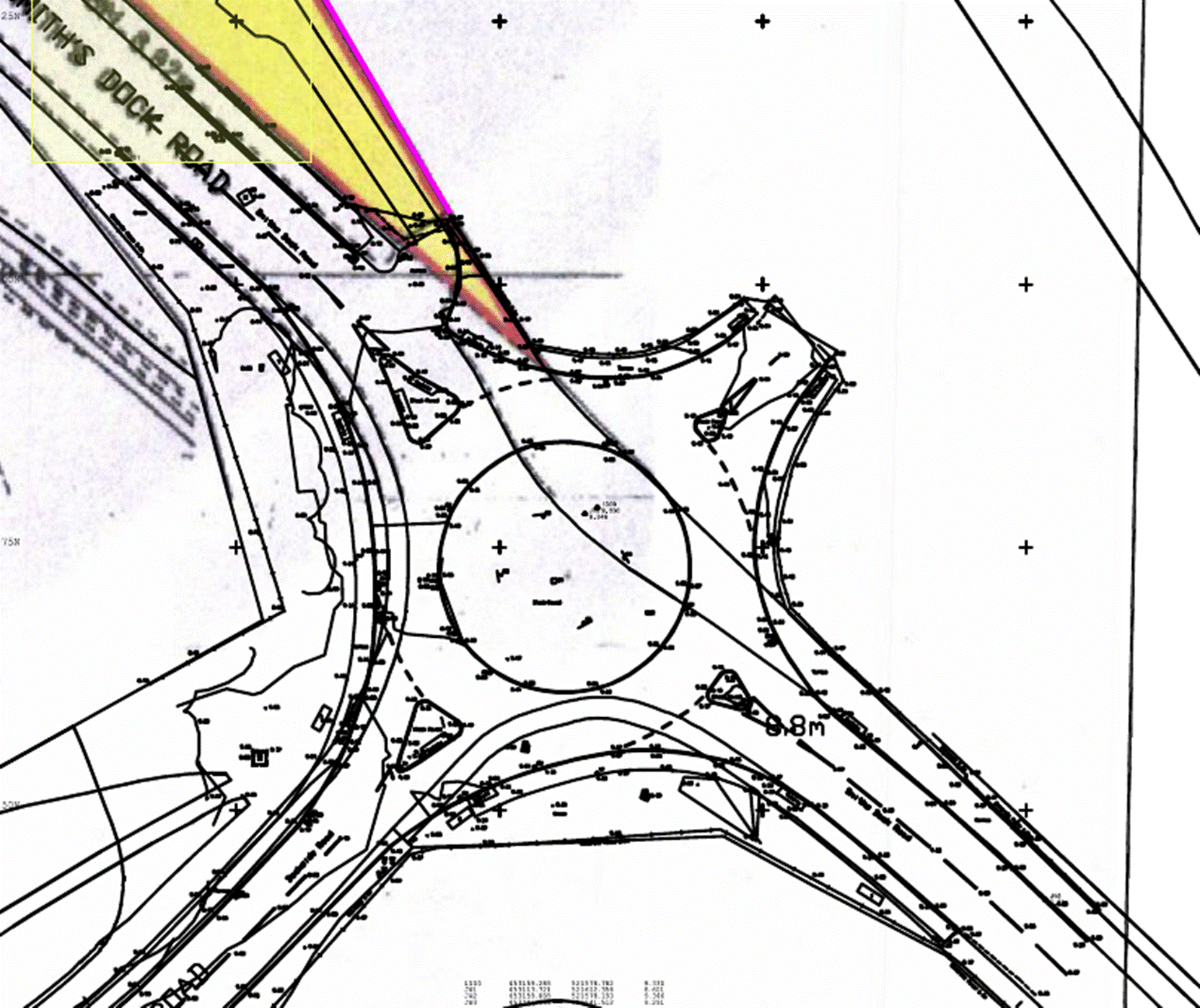 A blueprint of a roundabout

Description automatically generated