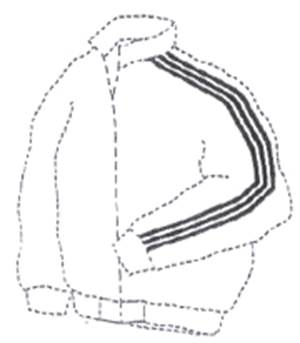 A drawing of a person wearing a jacket

Description automatically generated