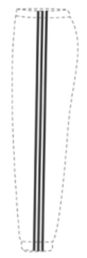 A black and white drawing of a tall metal pole

Description automatically generated with medium confidence