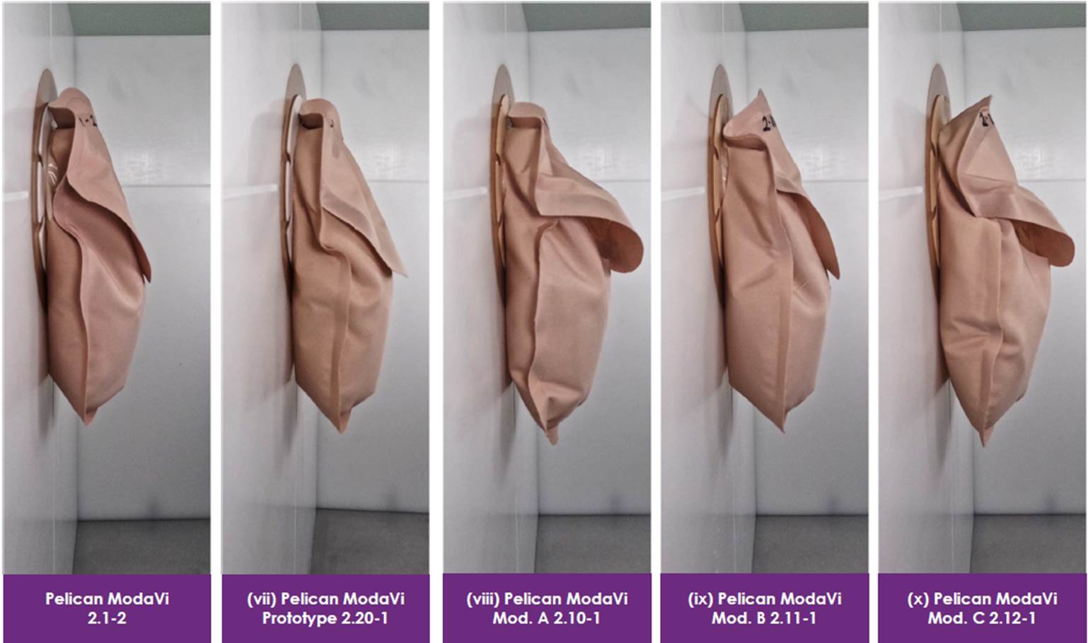 A collage of different images of a bag on a wall

Description automatically generated