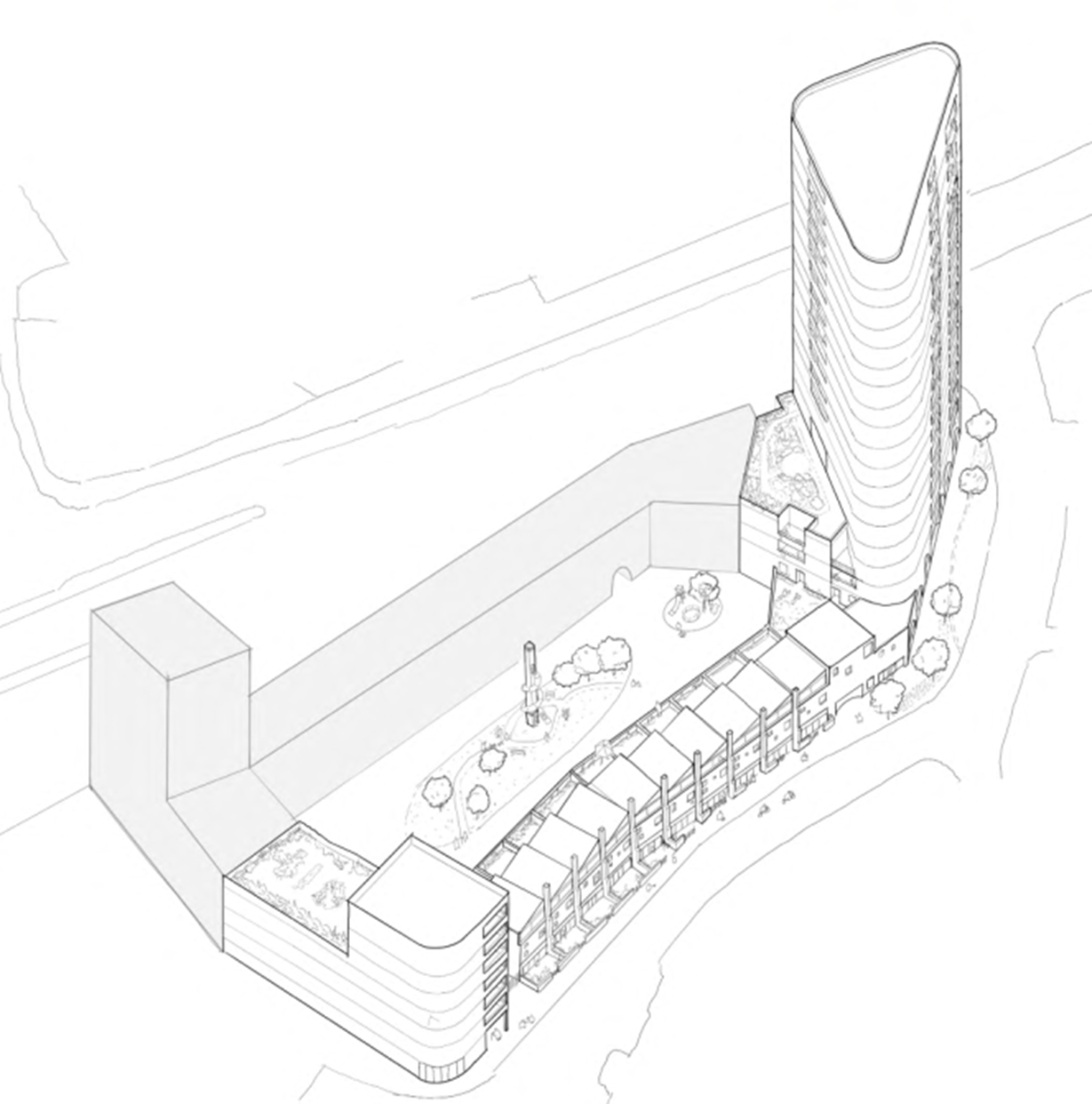 A drawing of a building

Description automatically generated