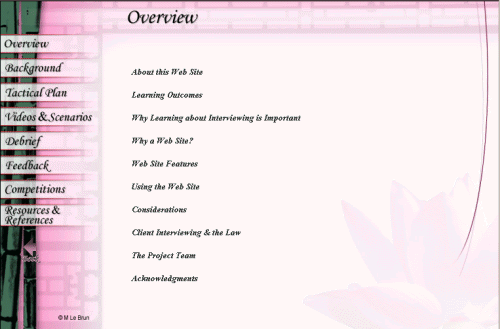 Figure 2: Screenshot of the Main Menu